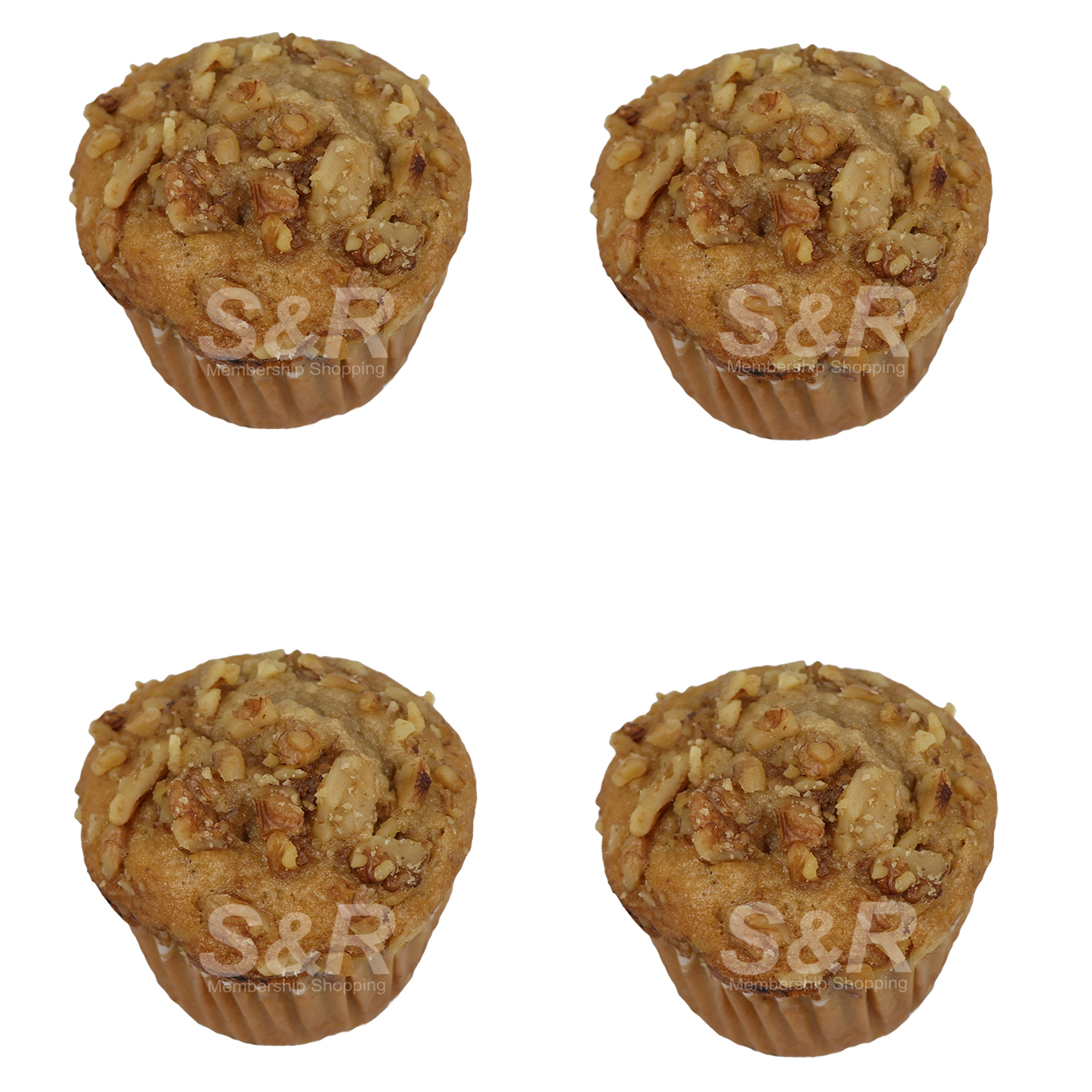 S&R Espresso Walnut Muffins 4pcs S&R Espresso Walnut Muffins 4pcs